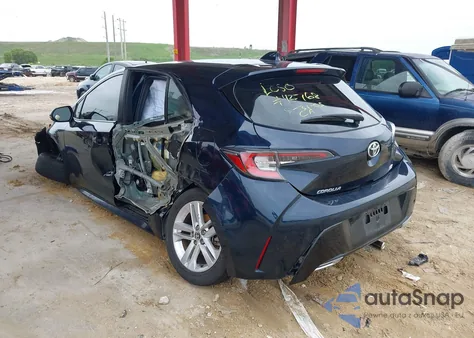 2019 Toyota Corolla Se из США, поврежденный, VIN JTNK4RBE9K3049978